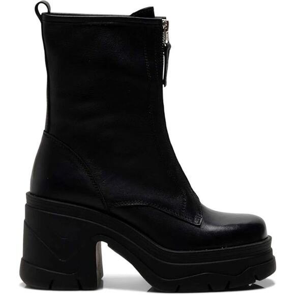 Free People Women's Black Myles Zip Front Boot Size 9 NWB - Picture 3 of 13